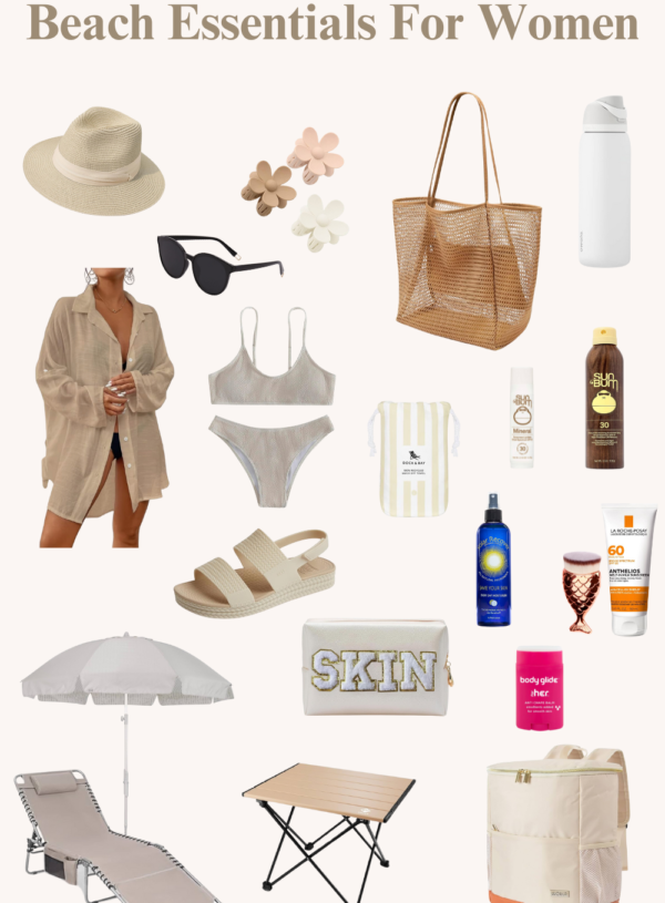 Beach Essentials For Women packing list