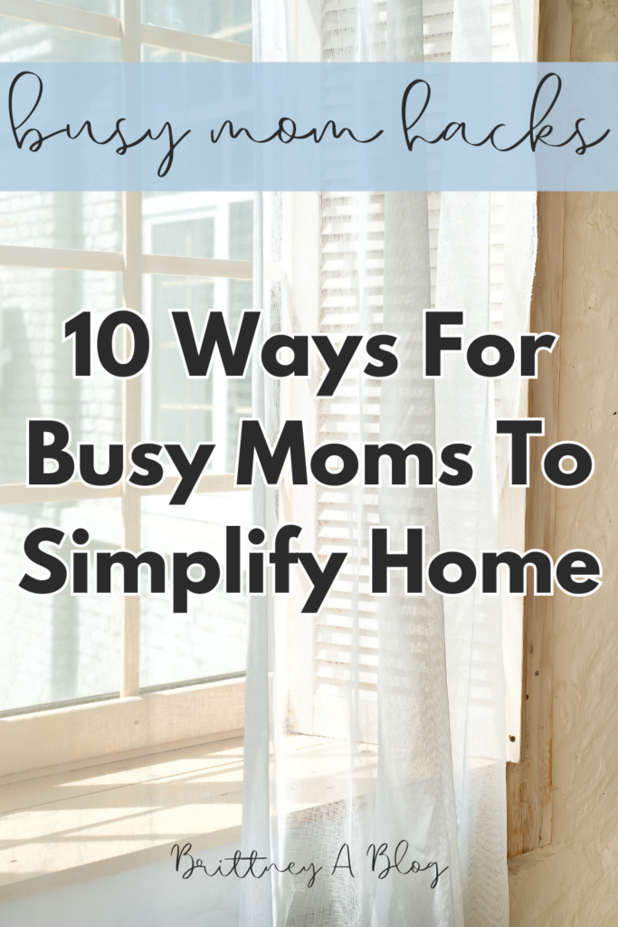 10 ways to simplify your home