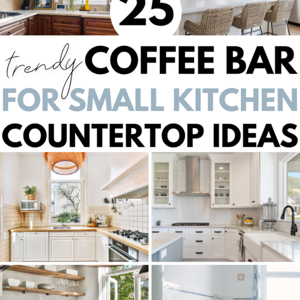 Coffee Bar Station For Small Kitchen Counter