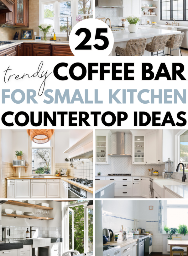25 Best Coffee Bar Station For Small Kitchen Counter Ideas